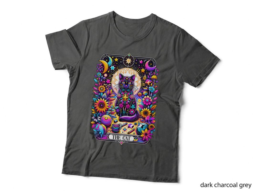 The Cat T-Shirt, Funny Tarot Card Tee, Witchy Humor Shirt