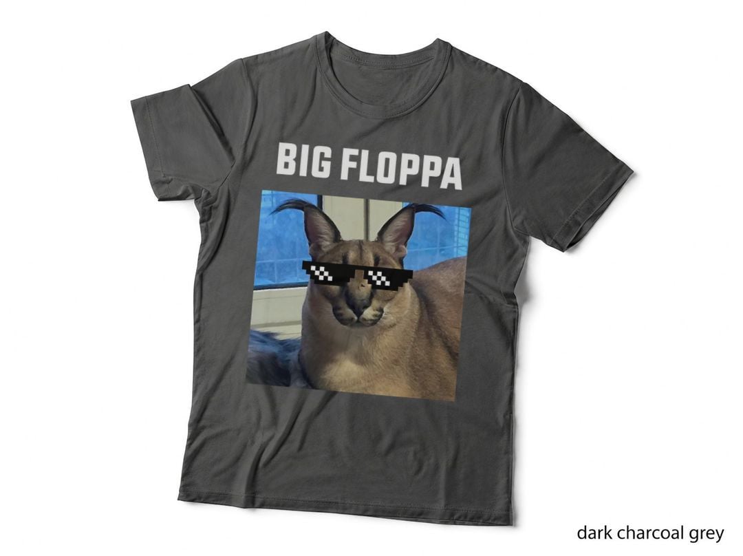 Big Floppa Meme Cat, Funny, Internet Meme, Animal, for Women T-Shirt