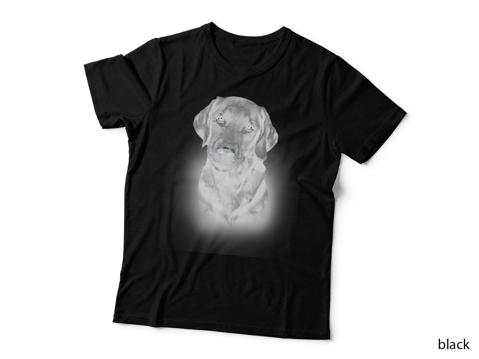 Black Labrador Dad Mom Retriever Lab Owner Dog Lover Cute T-Shirt