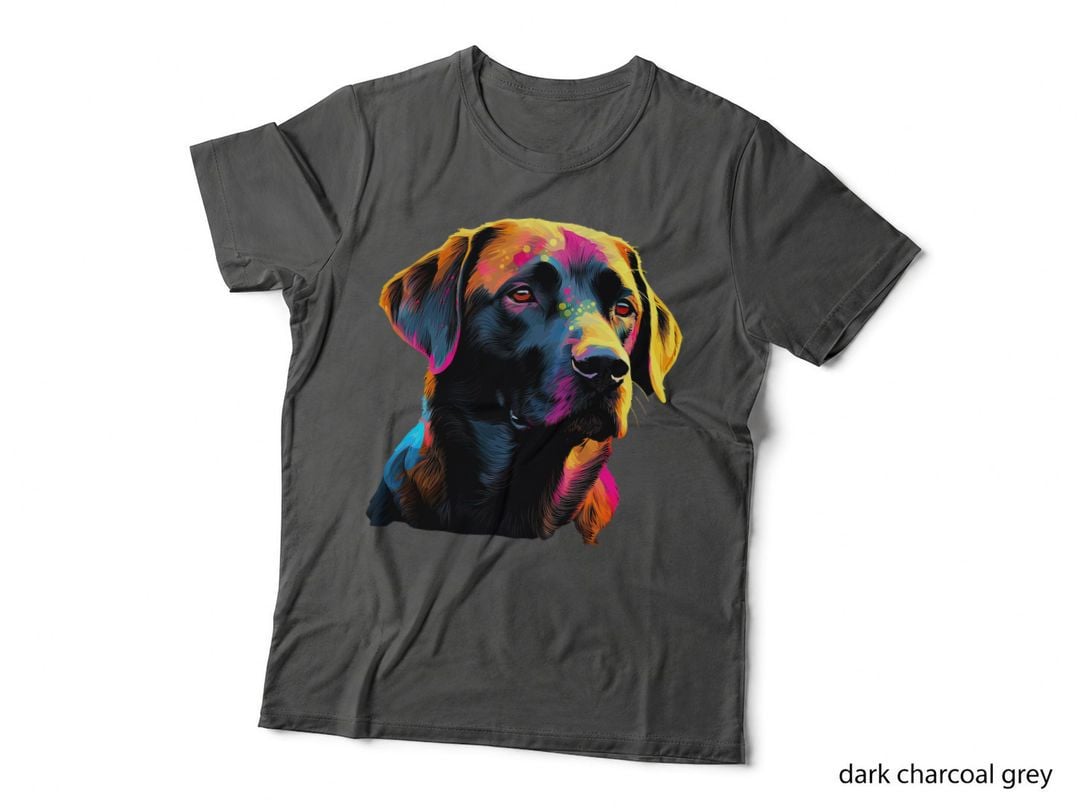 Black Labrador Lover Colorful Pop Art Black Lab, Dog Lovers Gift T-Shirt