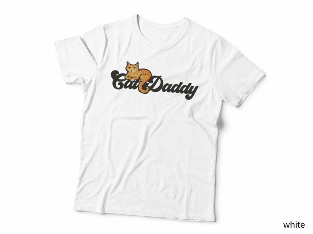 Cat Daddy Fun Cat Humor, Funny Cat Dad, Pet Lover Gift, Men's T-Shirt