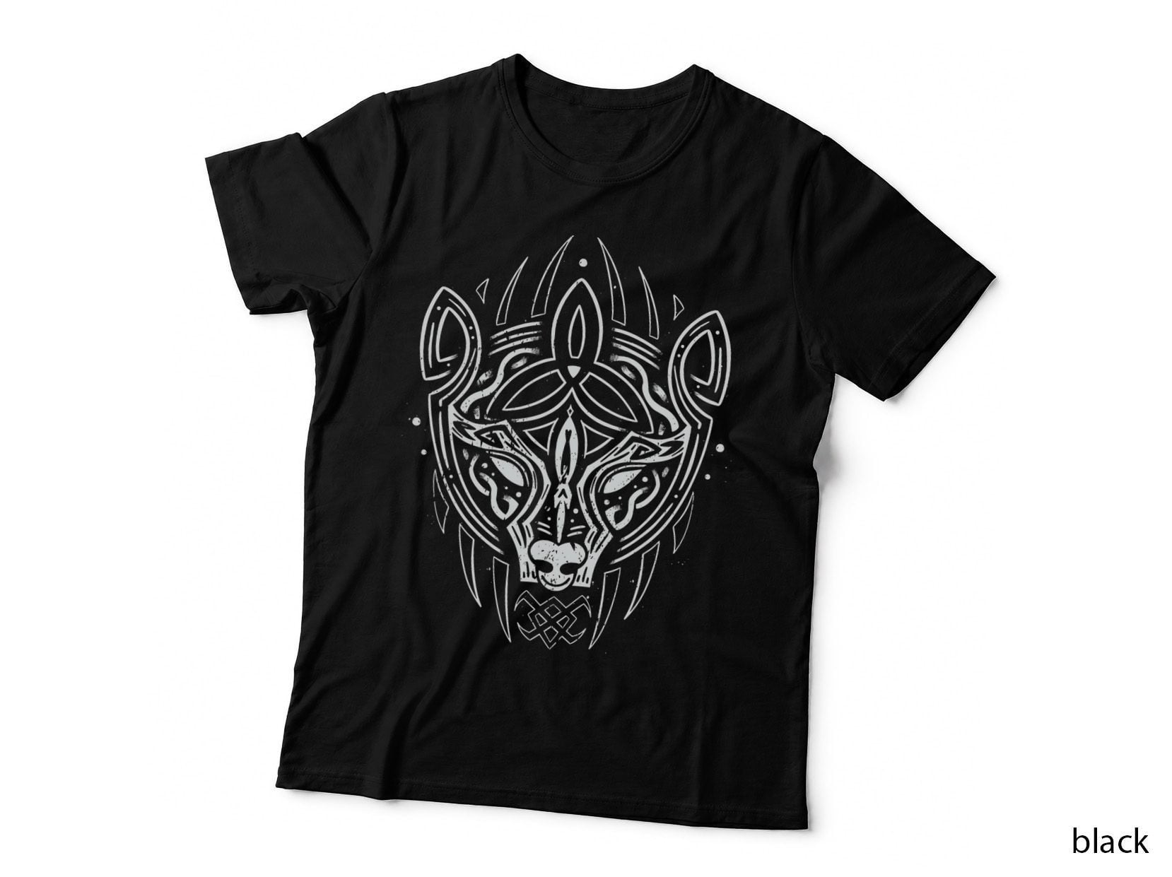 Celtic Bear Head Viking Tribal Nordic Warrior, Norse Mythology T-Shirt