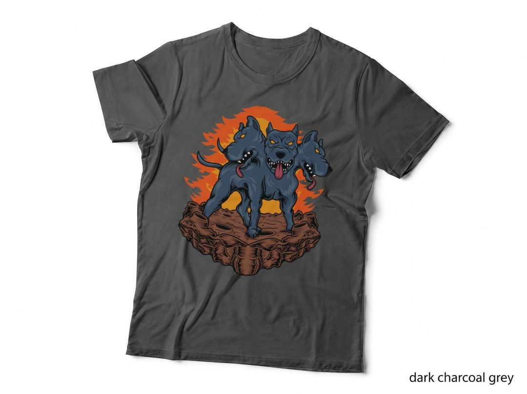 Cerberus Hellhound - Three Headed Dog, Mythology, Greek Legend T-Shirt
