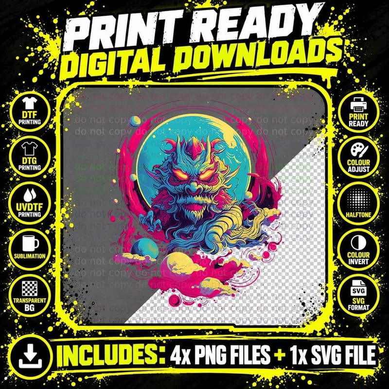 Chinese Japanese Dragon Asian Japan, Dragon Art Png SVG Digital Bundle