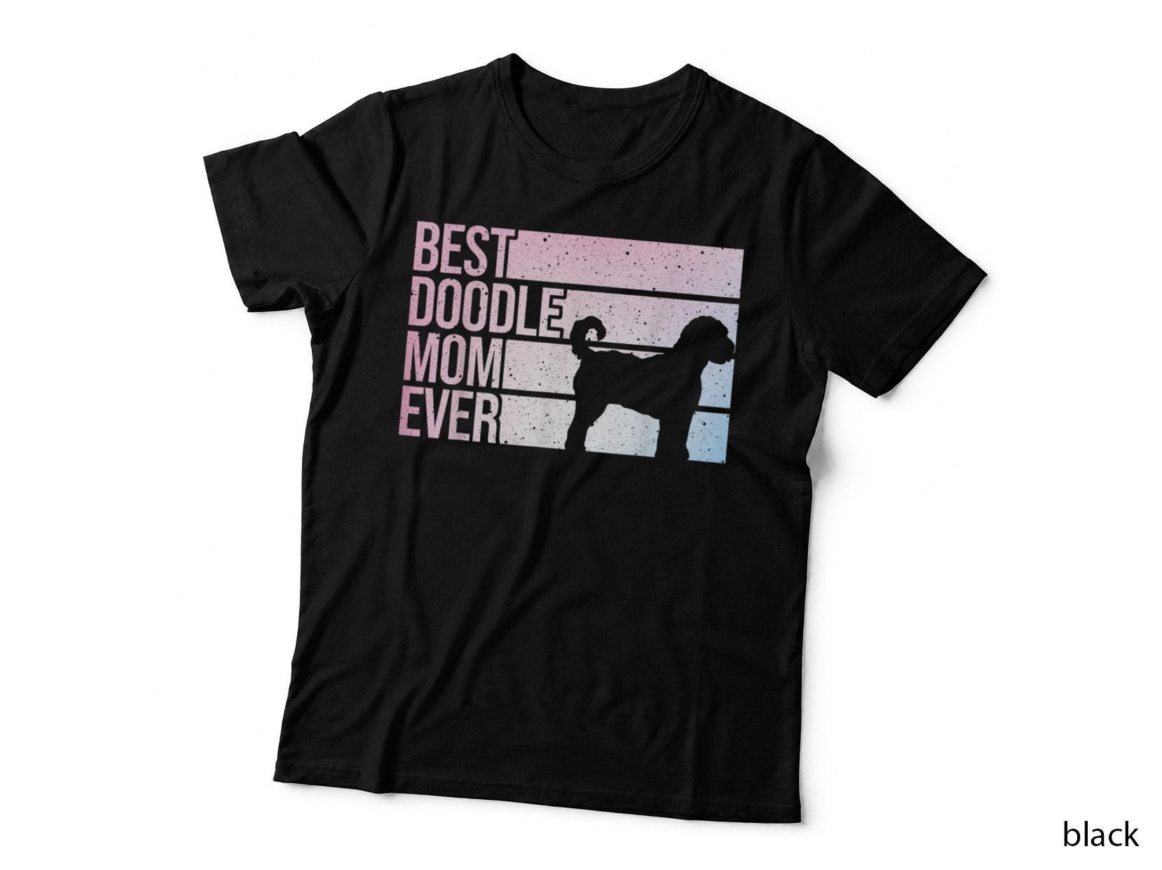 Cool Doodle Mom Art Women Girl Aussiedoodle Goldendoodle Dog T-Shirt