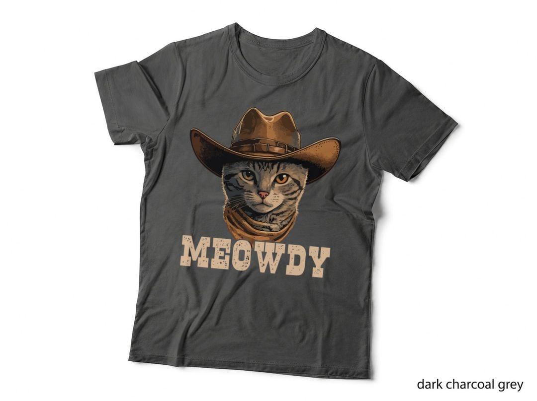 Cowboy Cat Meowdy, Western Cat, Country Style, Farmhouse, for Women T-Shirt