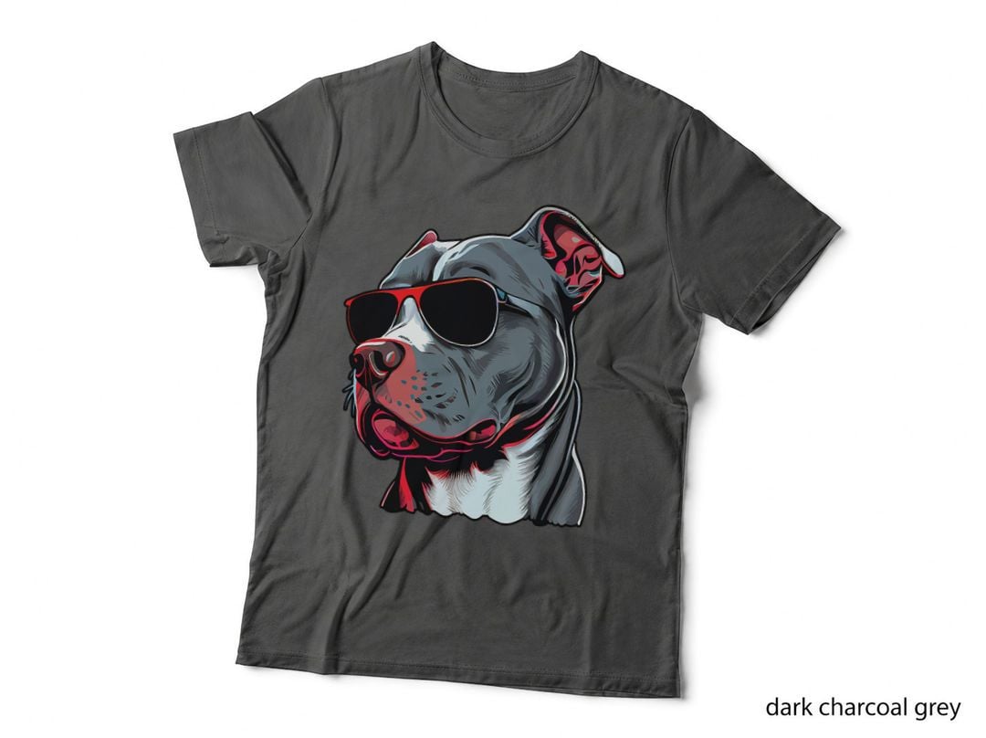 Dad Mom Cool Dog Sunglasses - Pitbull, for Parents, Family Gift T-Shirt