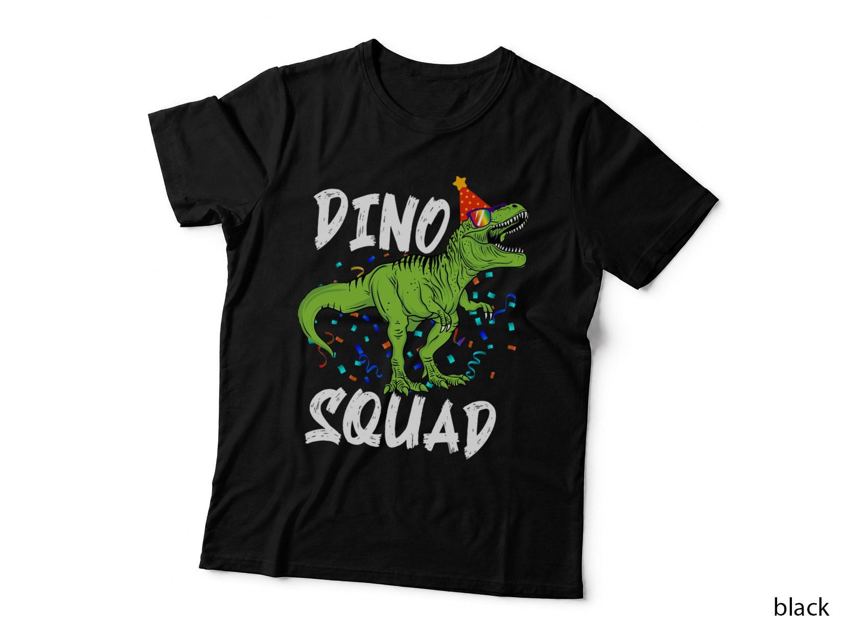 Dinosaur Dino Birthday Party Squad Staff Kids Toddler T-Shirt