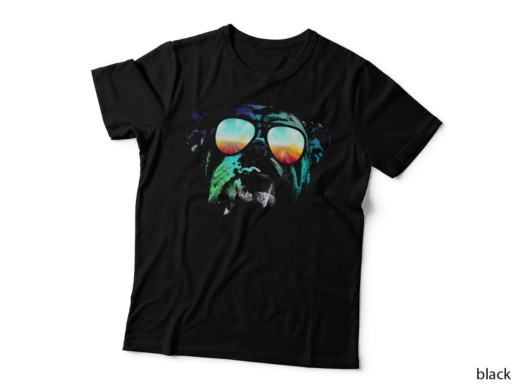 Disco Groovy English Bulldog T-Shirt Dog Gift, Vintage Style, Retro, Party