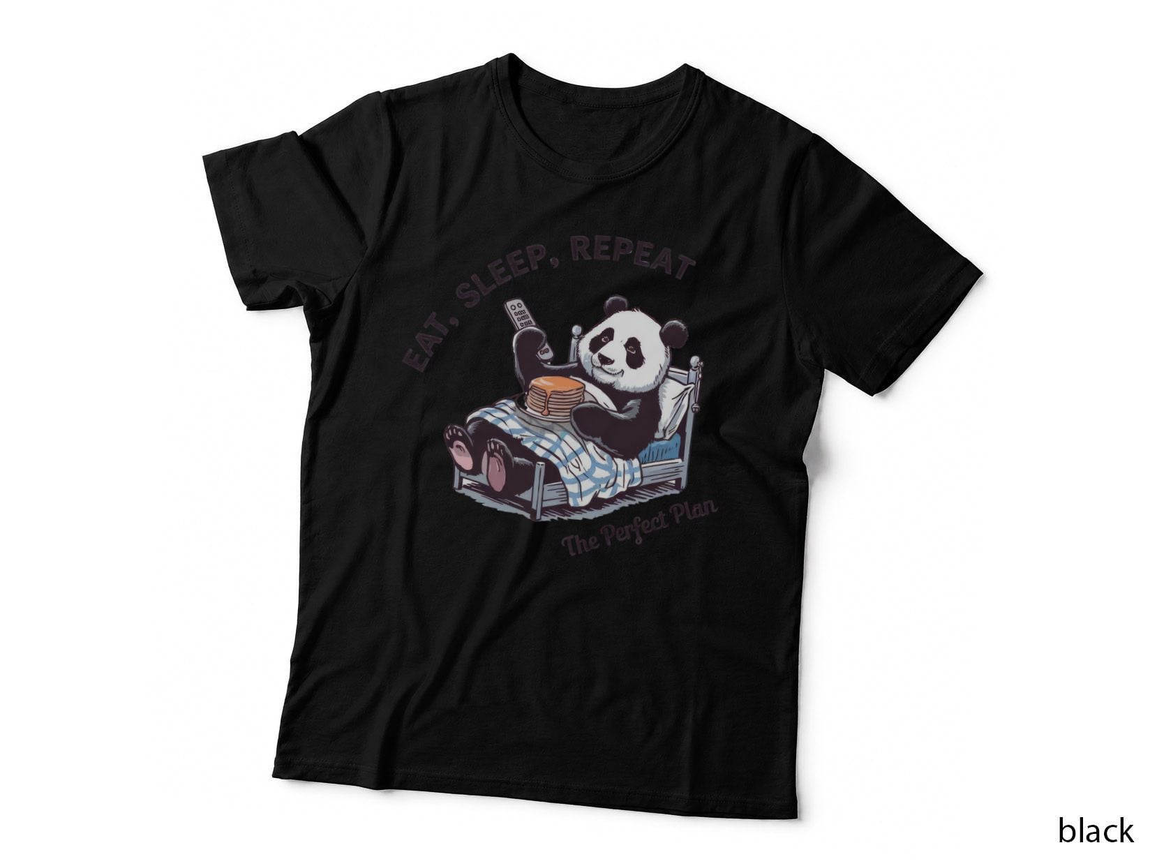 Eat Sleep Repeat the Perfect Plan Sarcastic Animal T-Shirt