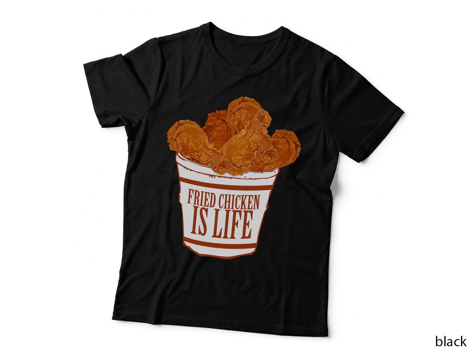 Fried Chicken Is Life - Bucket Fried Chicken Lovers, for Women T-Shirt