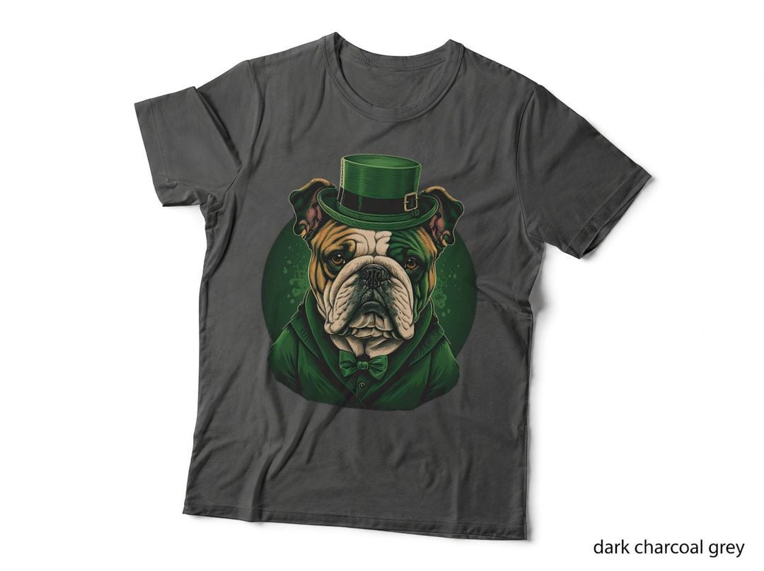 Funny Bulldog Dog St Patricks Day Irish Saint Patrick Day T-Shirt
