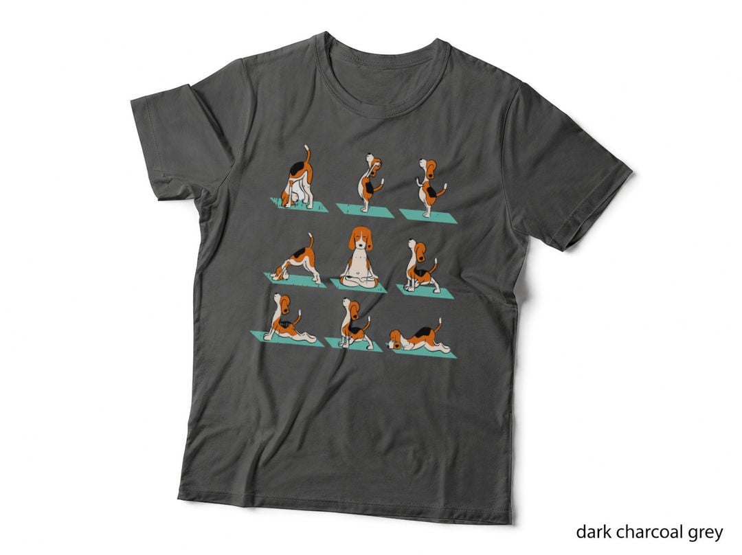 Funny Dog Yoga Pose Lover Namaste Gift Fitness Outfit T-Shirt