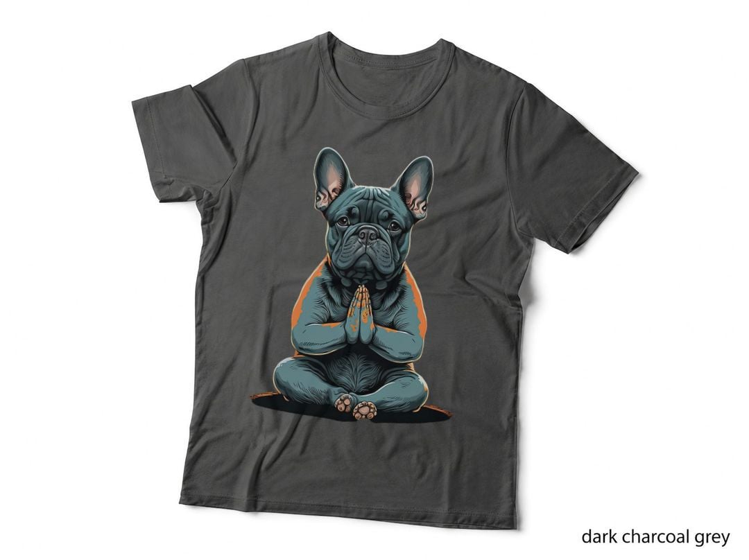 Funny French Bulldog Frenchie Yoga, Cute Dog Lover Gift T-Shirt