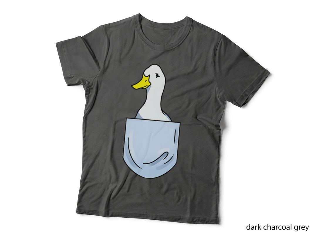 Goose in Pocket Goose Lover, for Women, Nature Lovers, Bird Enthusiast T-Shirt