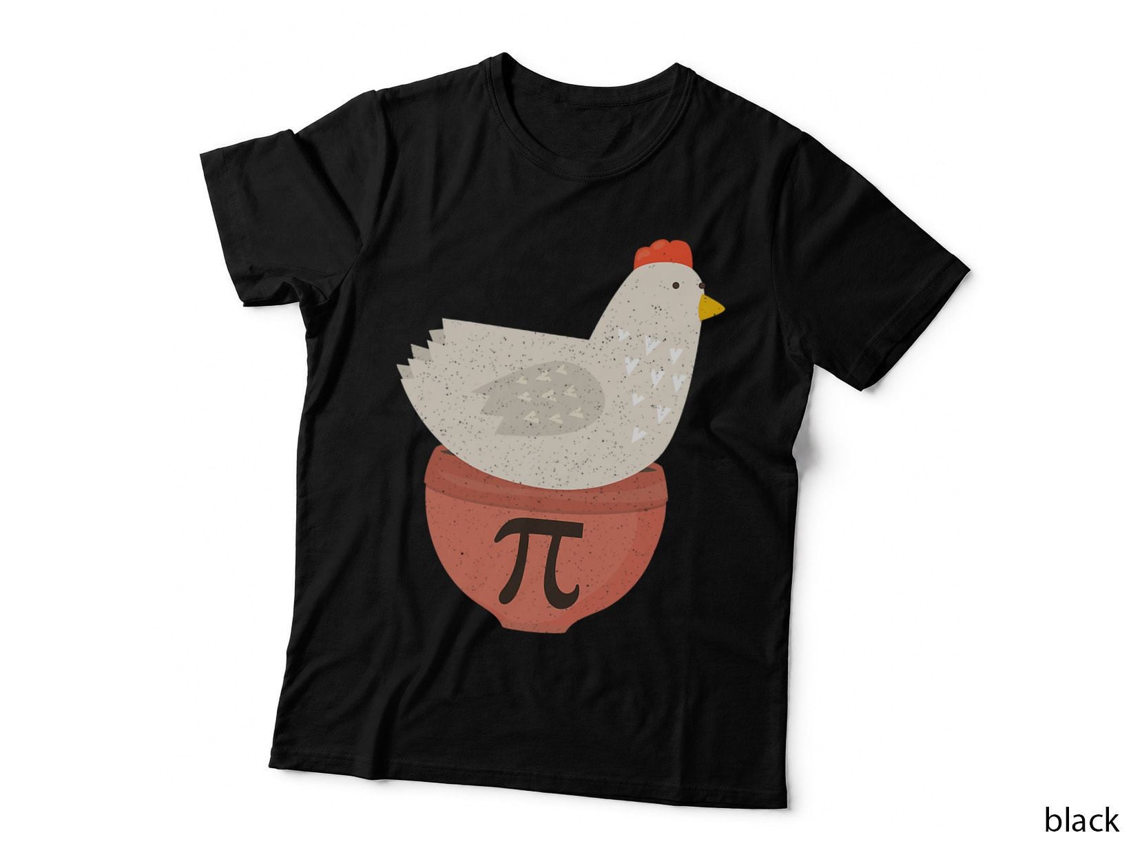 Happy Pi Day Funny Chicken Pot Pie 3.14 Science Math Teacher T-Shirt