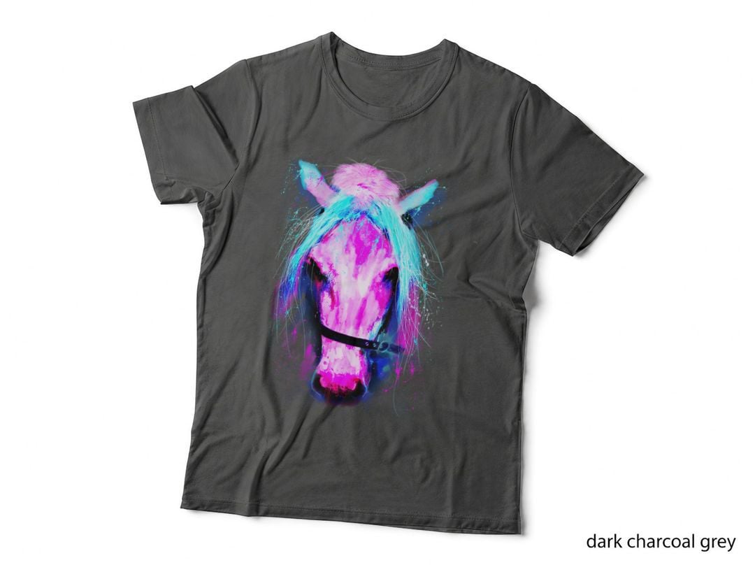 Horse Shirt, Pop Art Style, Colour Pop Art, Artistic Expression, Gift T-Shirt
