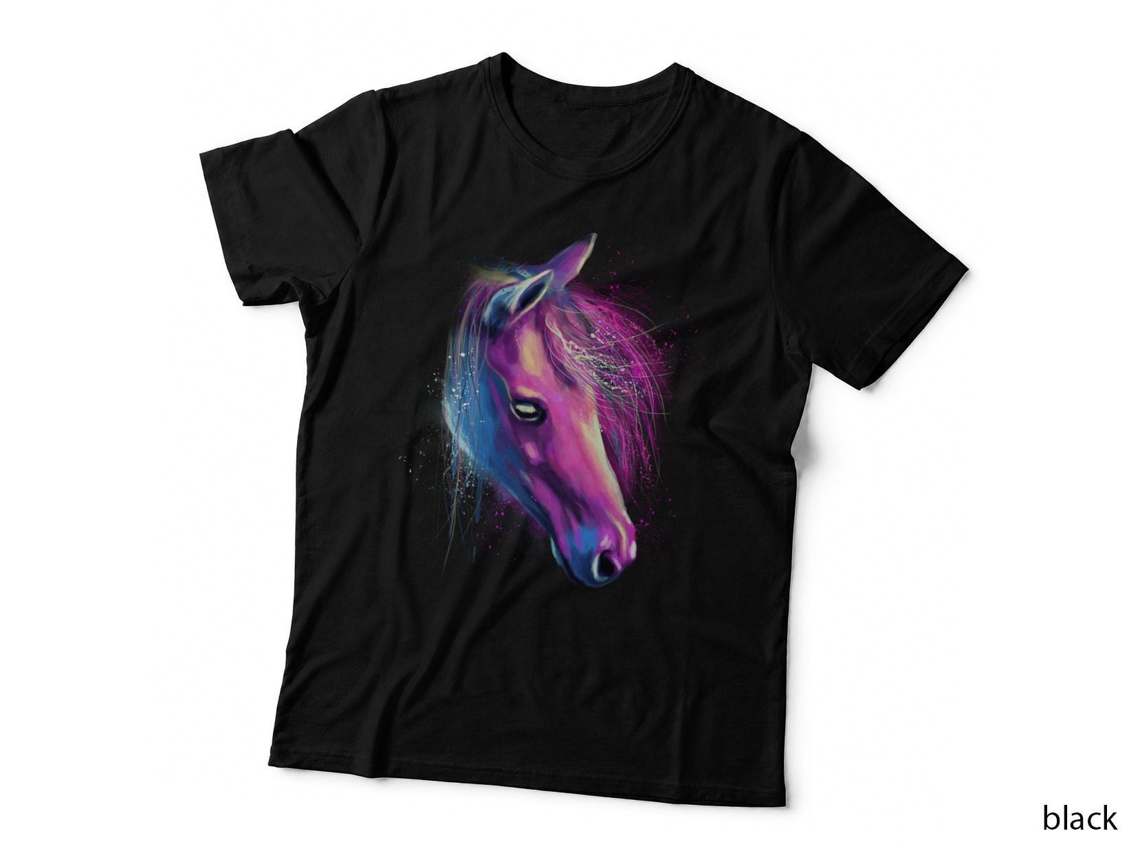 Horse Shirt, Pop Art Style, Vivid Palette, Artistic Expression, Gift T-Shirt