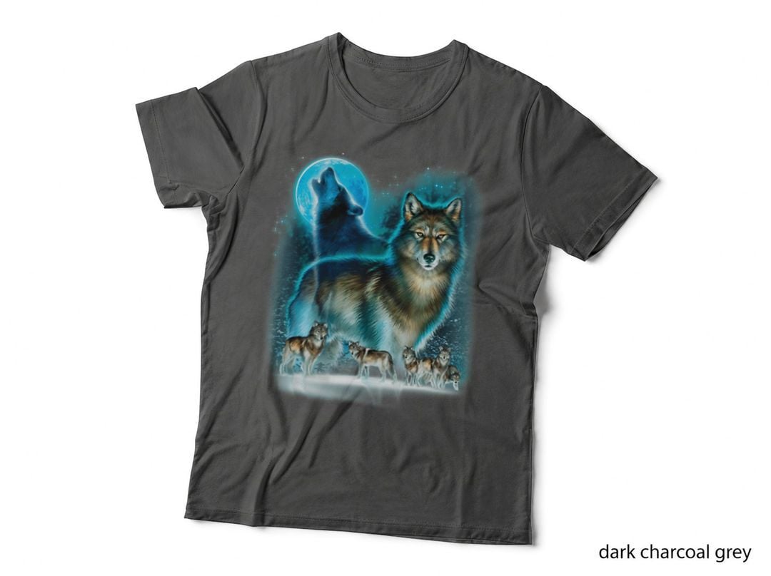 Hunter's Wolf Owl House, Nature Lover Gift, Animal Lovers, Forest Theme T-Shirt