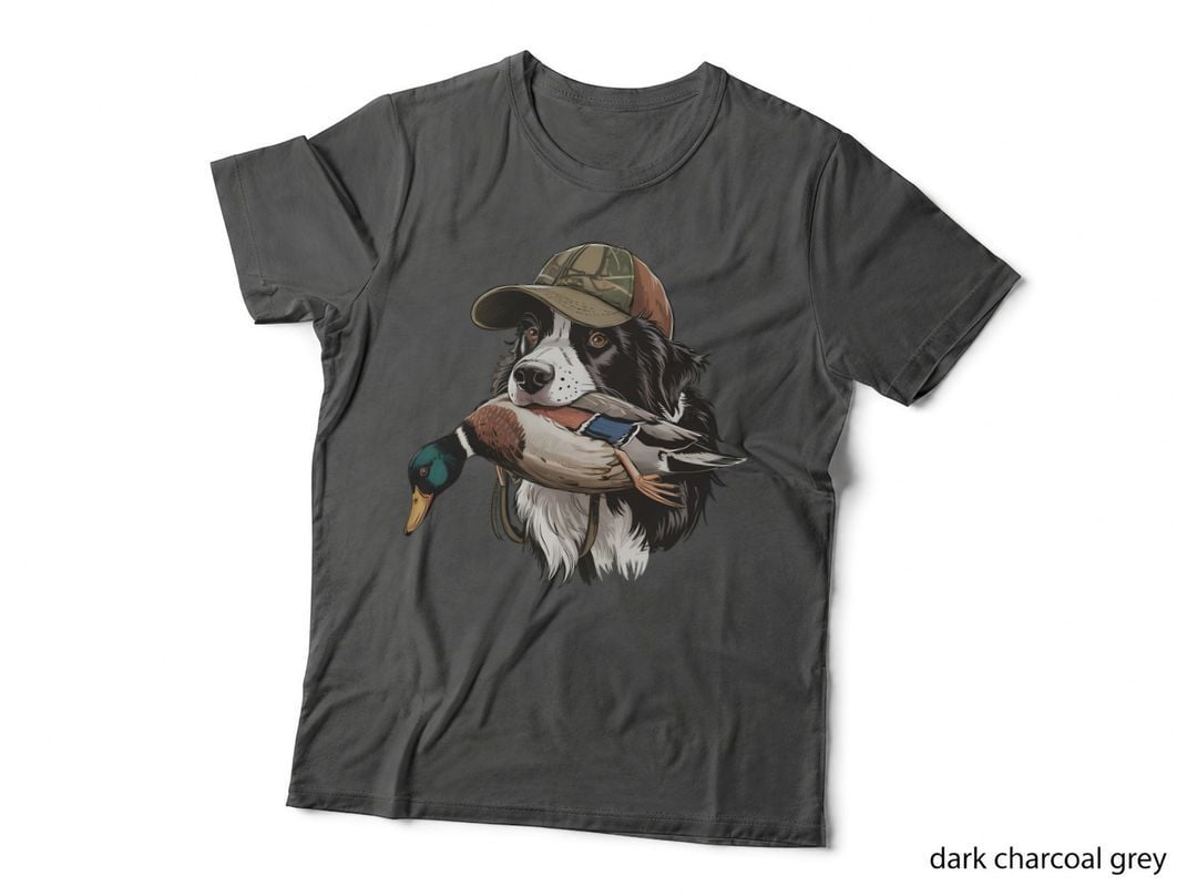 Hunting Dog Carrying Duck Hunting T-Shirt, Hunting Graphic Tee