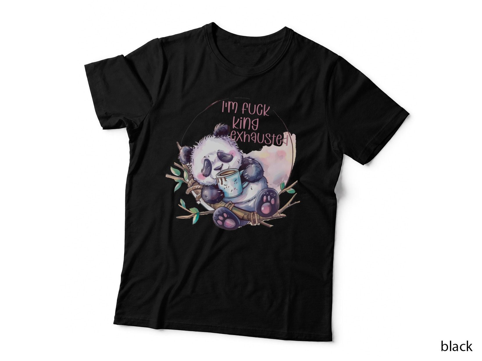 I'm Fuck King Exhausted Sarcastic Animal T-Shirt
