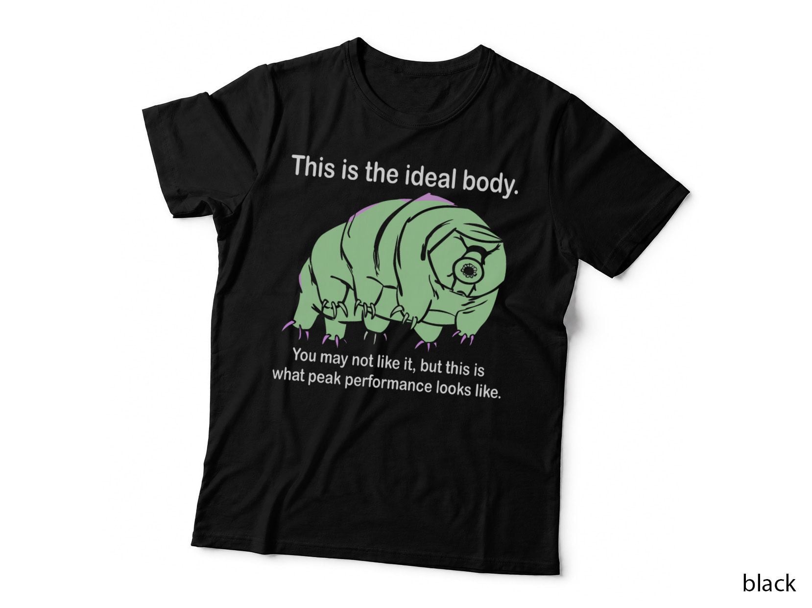 Ideal Body Tardigrade Gifts Microbiology Science Water Bear T-Shirt