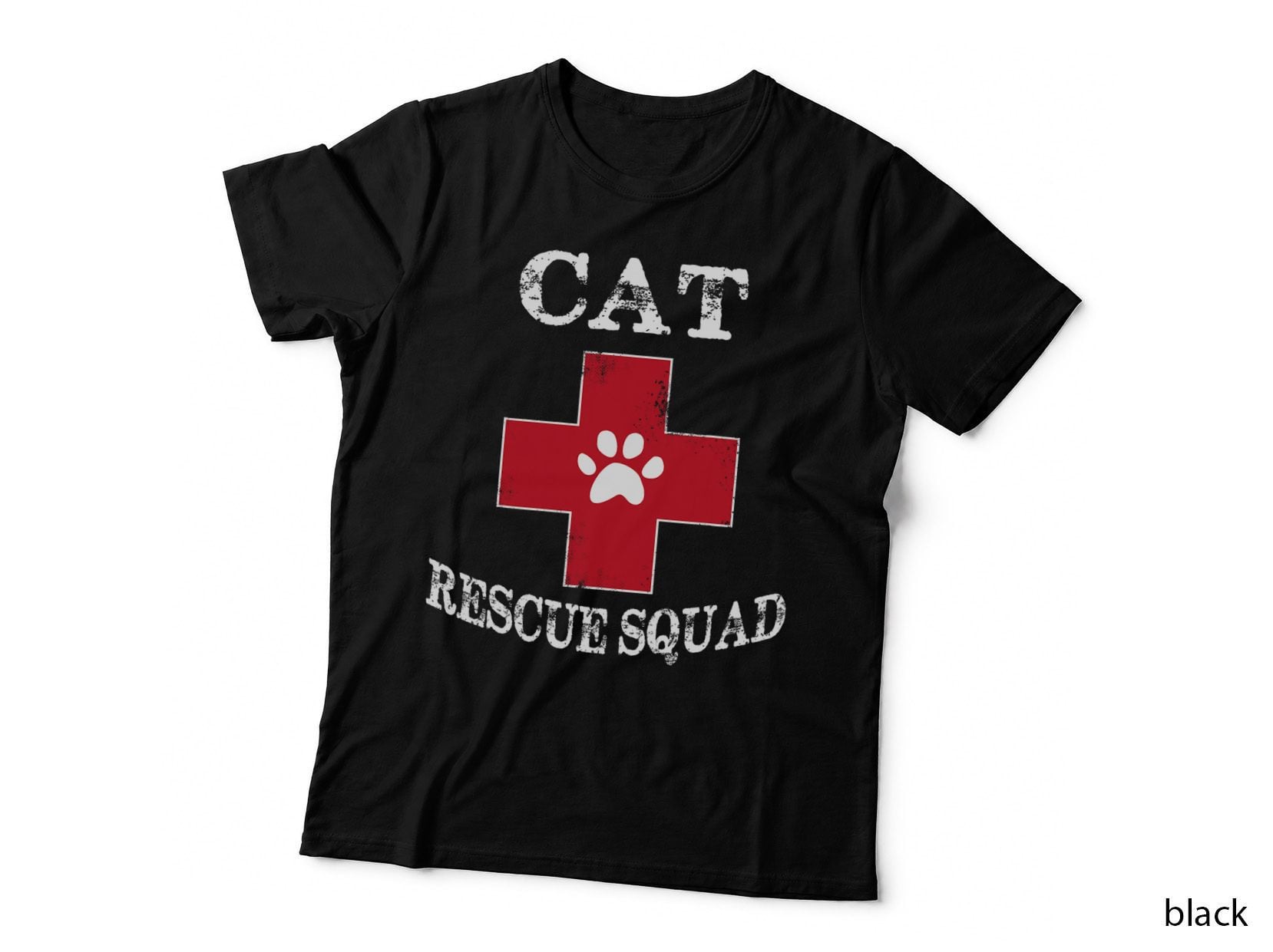 Animal Rescue Shirt - Cat Rescue Squad T Shirts, for Women, Save Animals T-Shirt