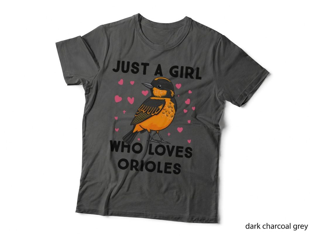 Baltimore Orioles Bird T-Shirt, Just a Girl Who Loves Orioles Tee