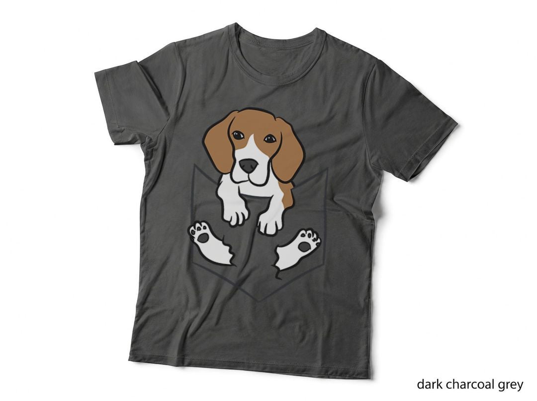 Beagle Dog in the Pocket Cute Pocket Beagle, for Women, Pet Lovers T-Shirt