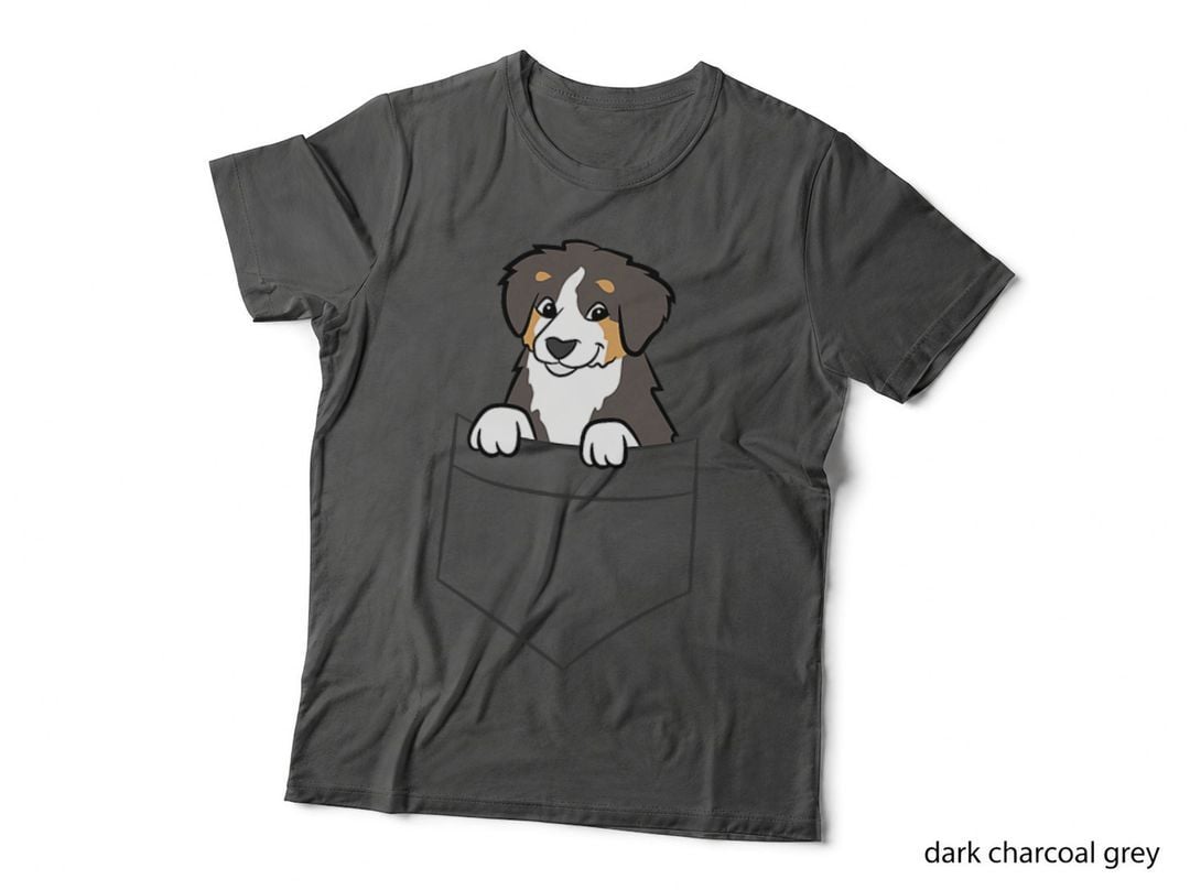 Bernedoodle in the Pocket Cute Bernedoodle, Dog Lover Gift, Pet Owner T-Shirt