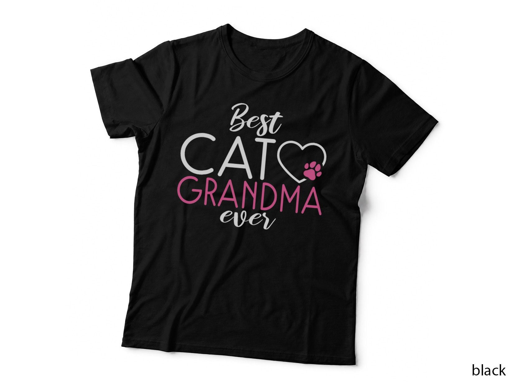 Best Cat Grandma Ever Kitty Cat Lover, Grandmother Gift, Pet Enthusiast T-Shirt