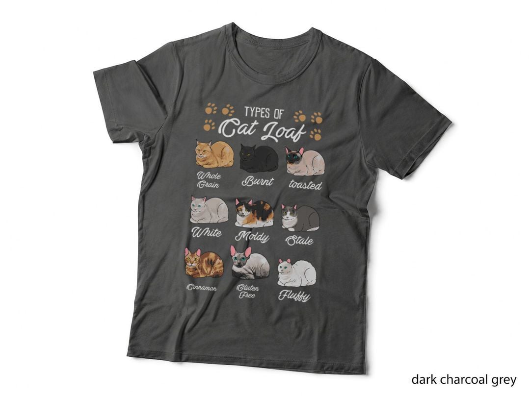 Cat Lover's Kitty Kitten Loaf Shirt - Classic Fit Black T-Shirt