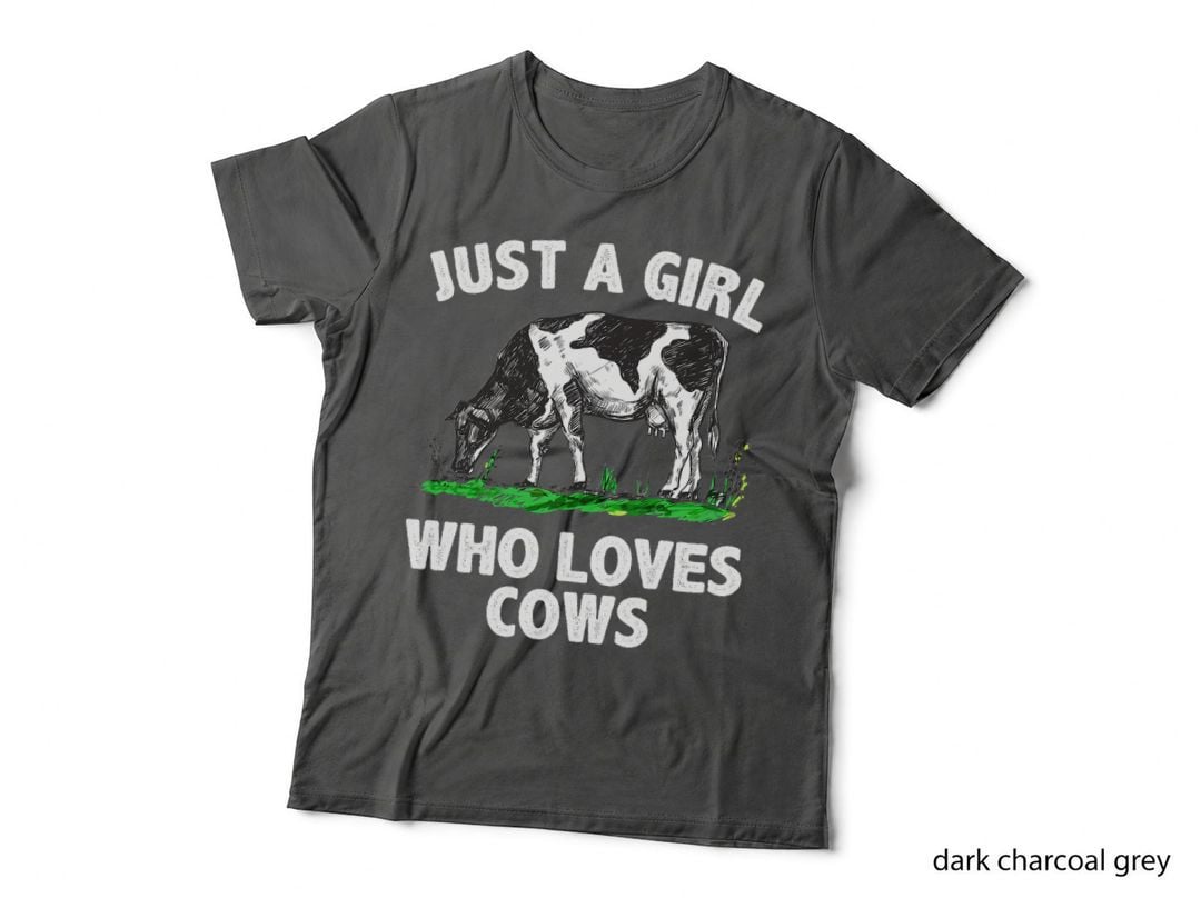 Cool Cow Design for Women Girls Cow Lover Farmer Farm Animal T-Shirt
