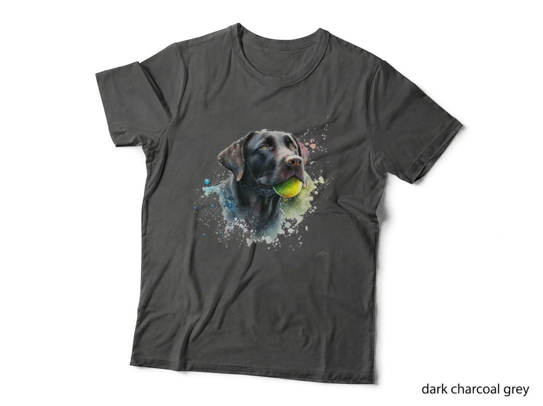 Cute Black Lab Black Labrador Retriever Puppy Dog Mom Animal 3 T-Shirt