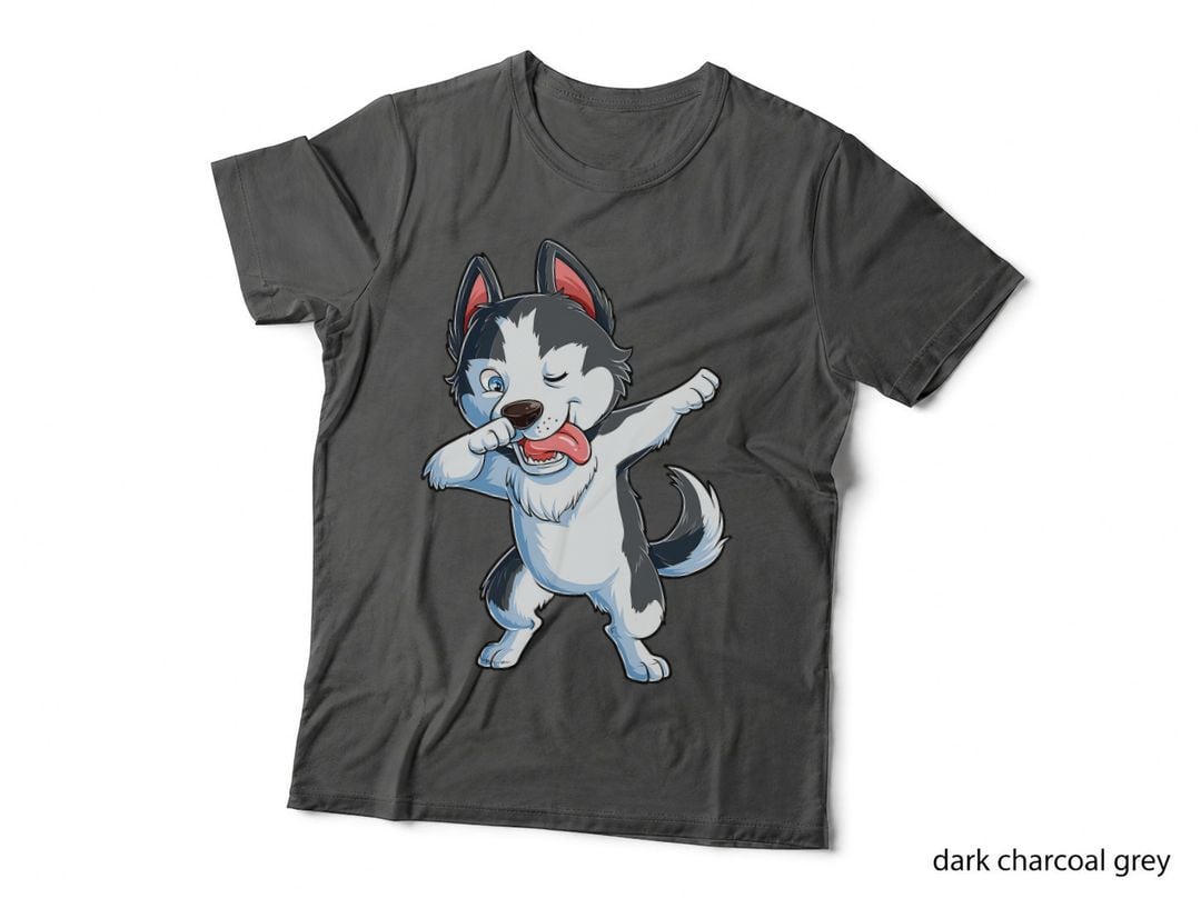Dabbing Siberian Husky Dog Lover Boys Kids Dab Funny Gifts T-Shirt