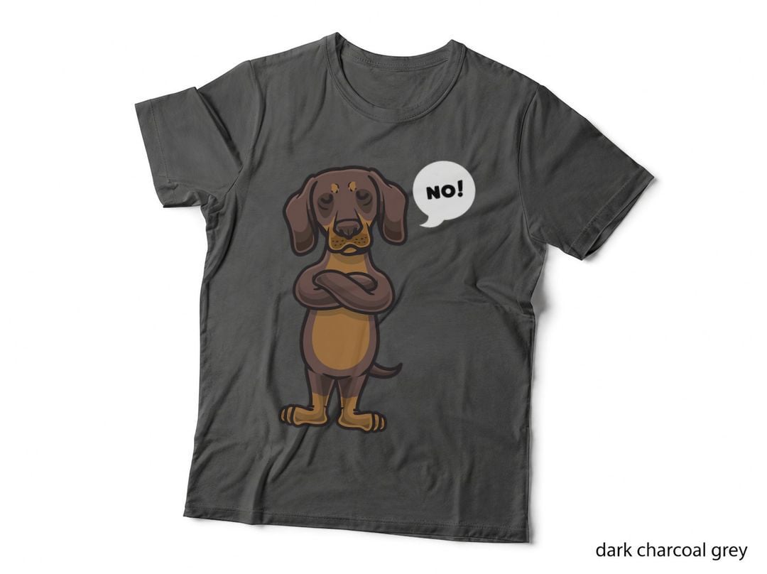 Dachshund Funny Stubborn Dog, Weiner Dog Humor, Sausage Dog, for Women T-Shirt