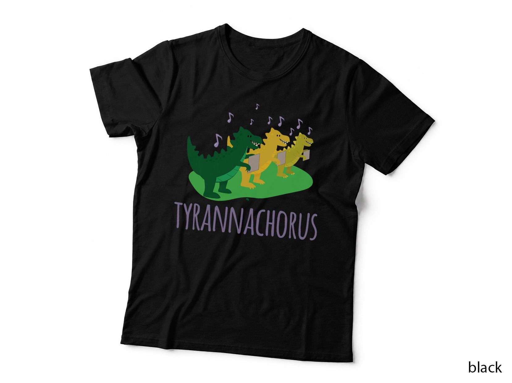 Dinosaur Chorus Choir Singing Music Singer Musician Gift T-Shirt