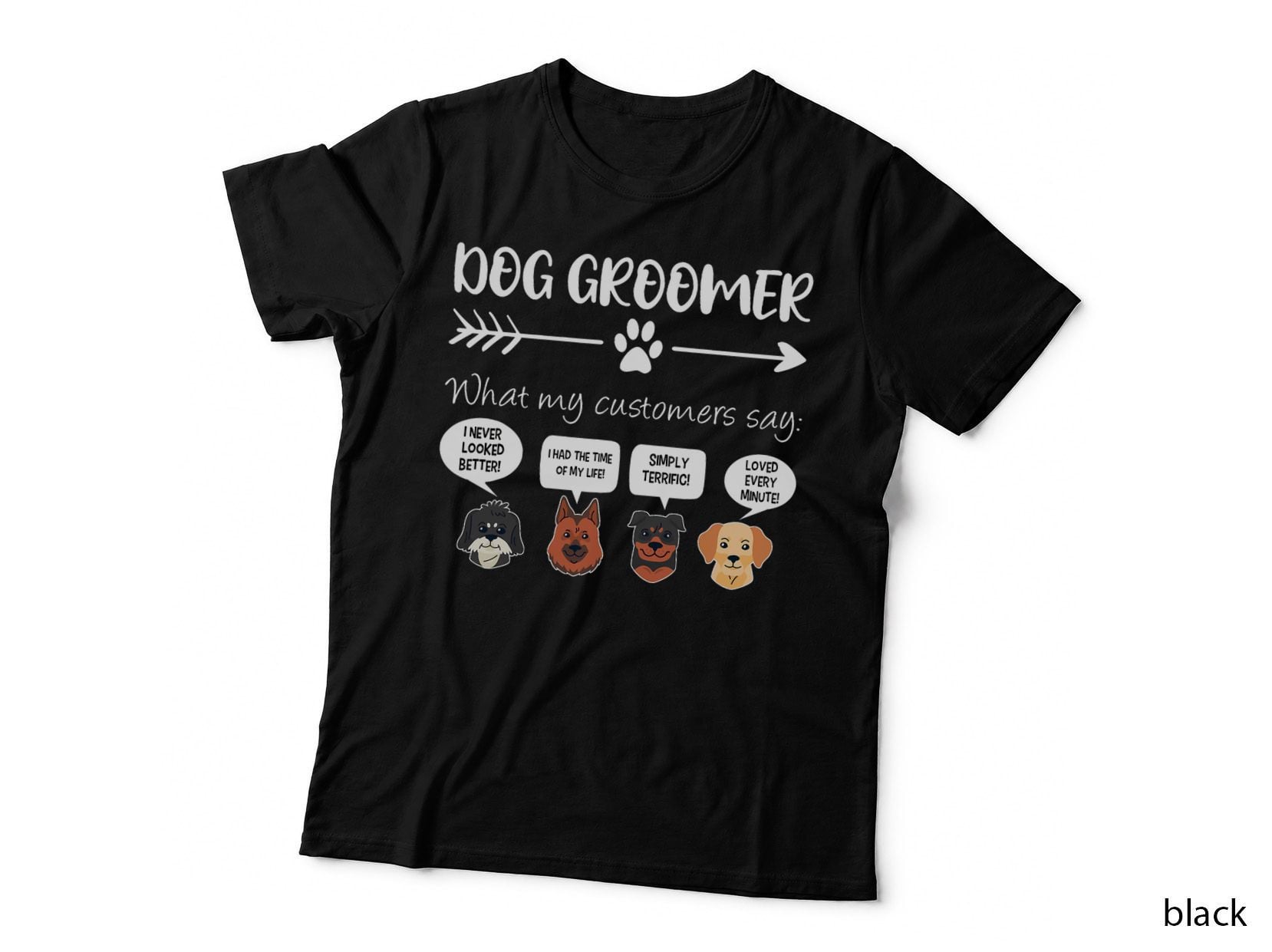 Dog Groomer Shirt Funny Dog Grooming Gift Dog Salon, for Women, Pet Care T-Shirt
