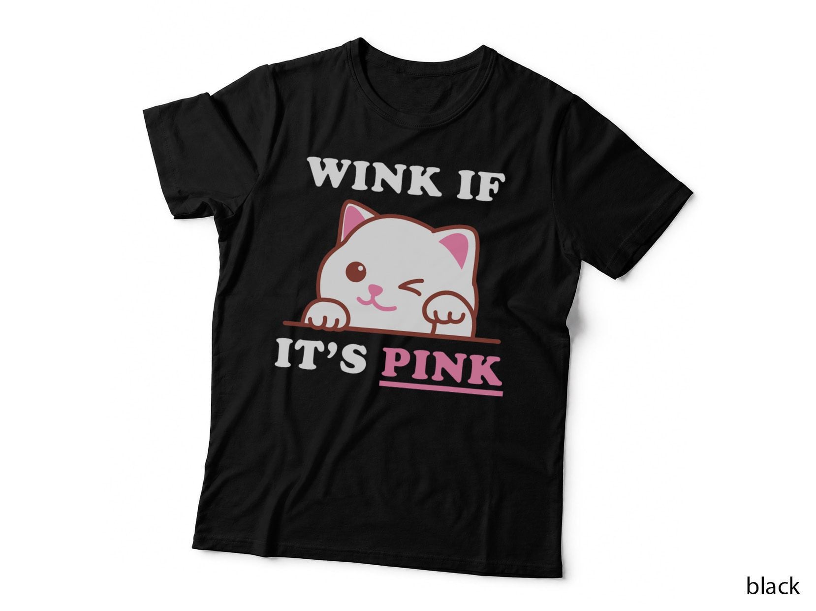 Funny Adult Humor Cute Cat Cool Pink Shocker Dirty Sex Quote T-Shirt