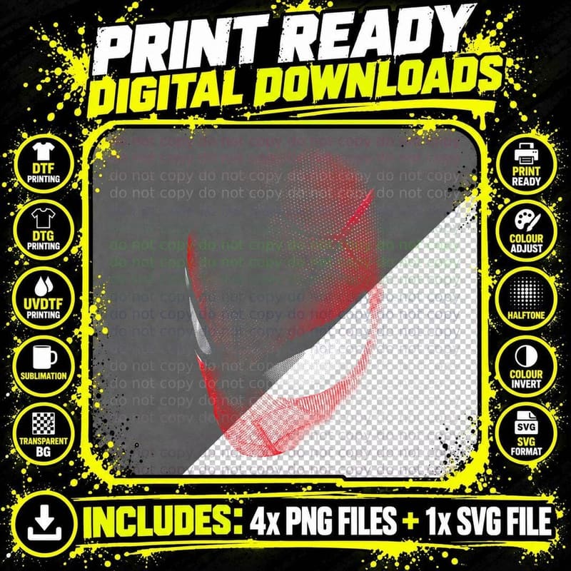 Halftone Bird Print T-Shirt, Bird Photography Tee Png SVG Digital Bundle
