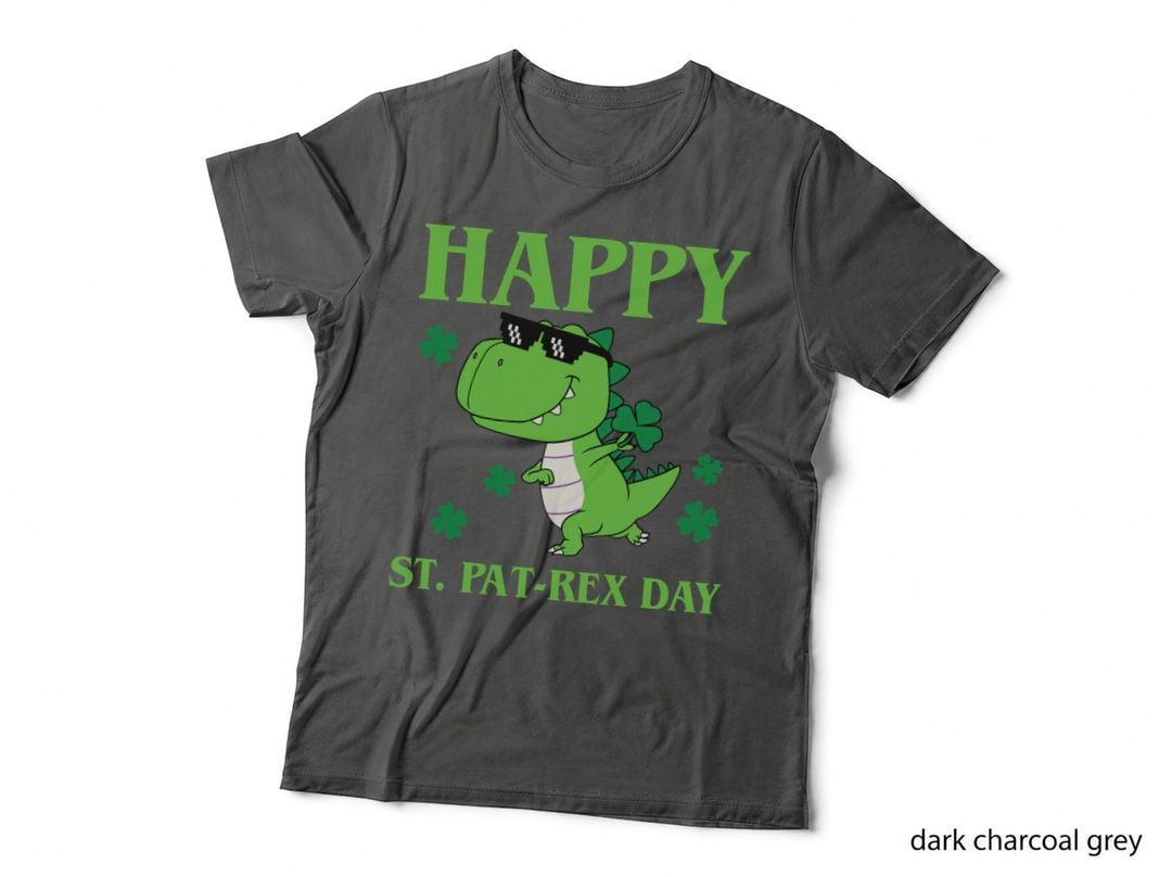Happy St. Pat-Rex Day Dinosaur Trex Boys St Patricks Day T-Shirt