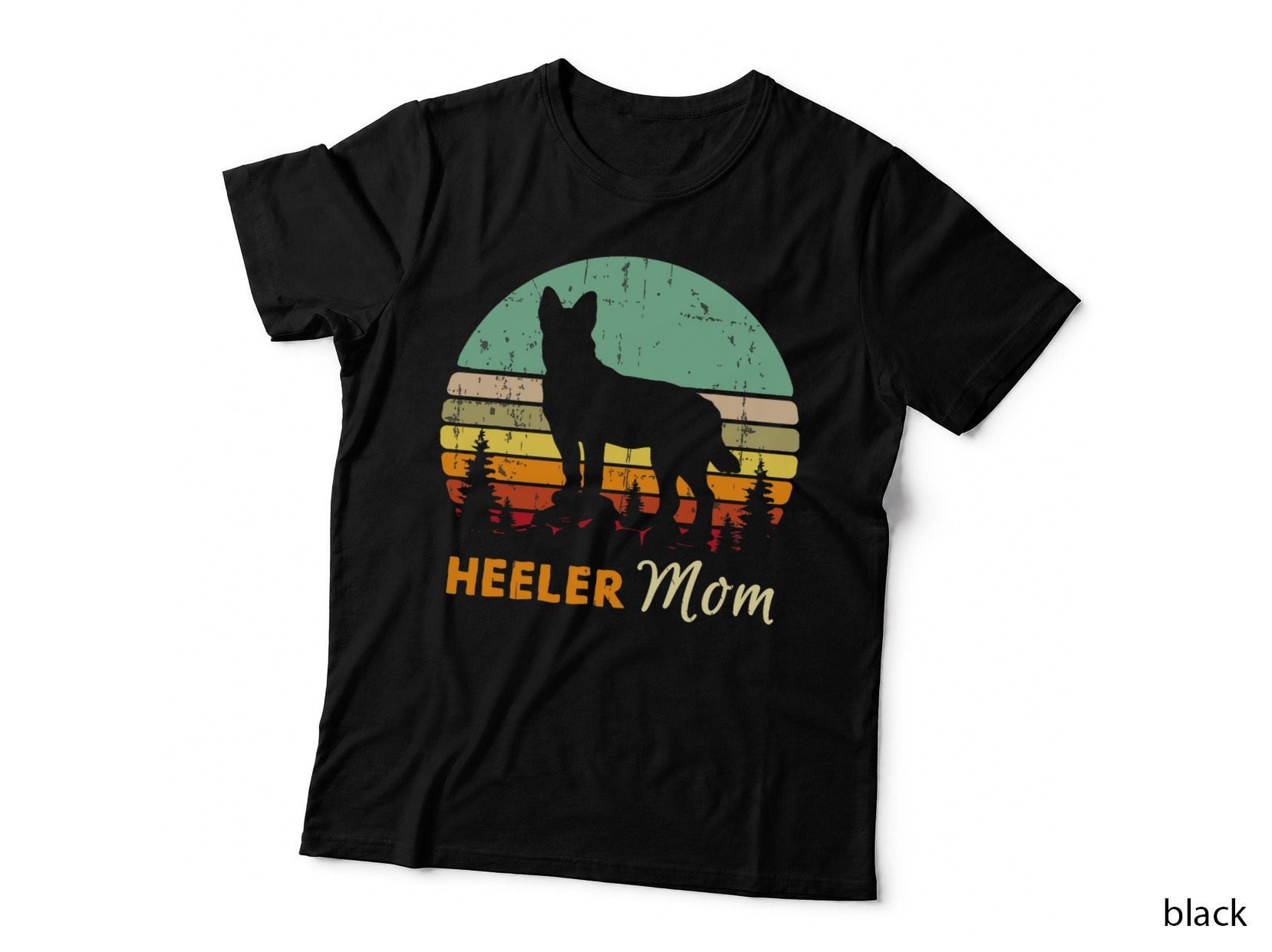 Heeler Mom Shirt Mama, Mother, Pet Cattle Dog Owner Gift T-Shirt