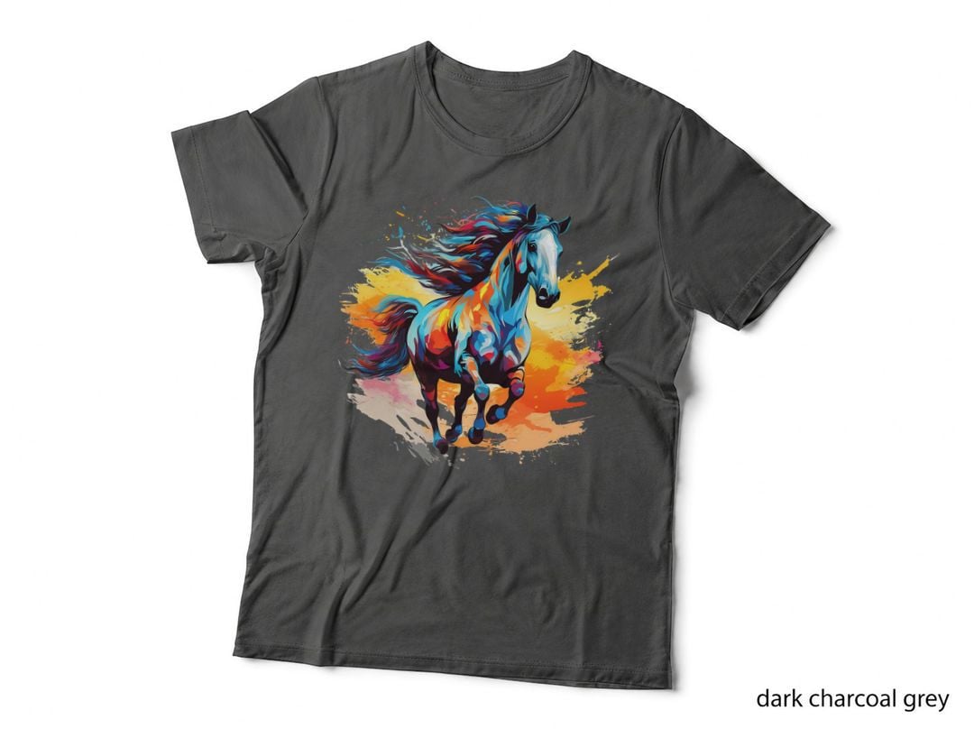 Horse Art Design Horse Riding Dressage Equestrian, Men's, Equine Lover T-Shirt