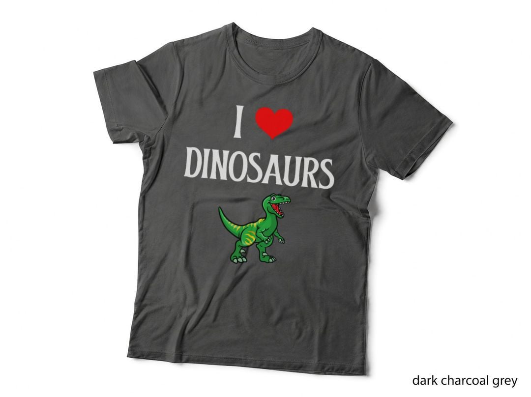I Love Dinosaurs I Heart Dinosaurs Reptile Dinosaur Lover T-Shirt