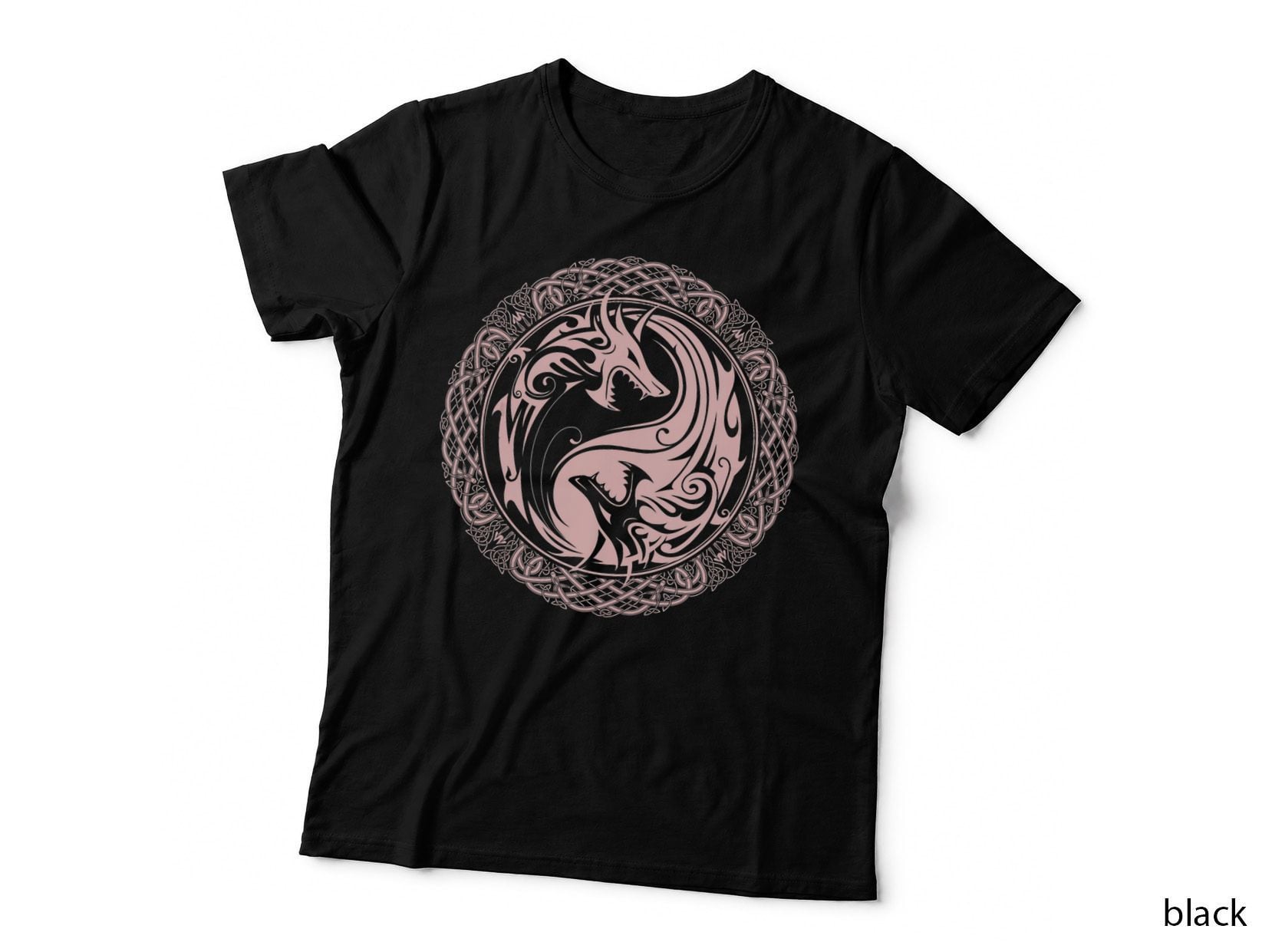 Ireland Celtic Knotwork Ornament Wolf Original Celtic T-Shirt