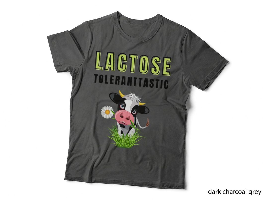 Lactose Toleranttastic a Funny Cow Lactose Tolerant T-Shirt