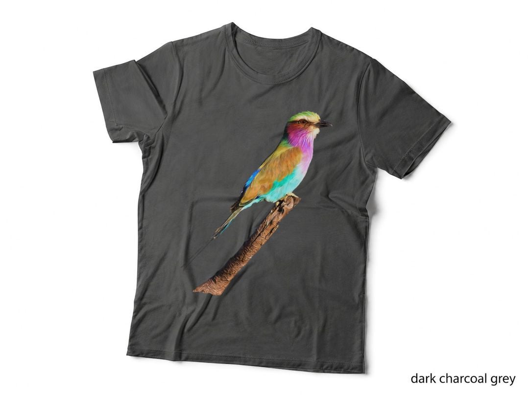 Lilac-Breasted Roller Artwork for Bird Watchers T-Shirt