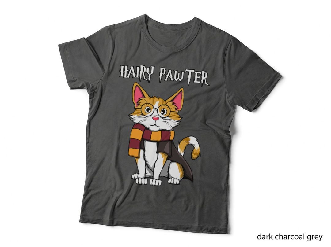Magic Cat with Glasses, Harry Pawter Funny Gift T-Shirt