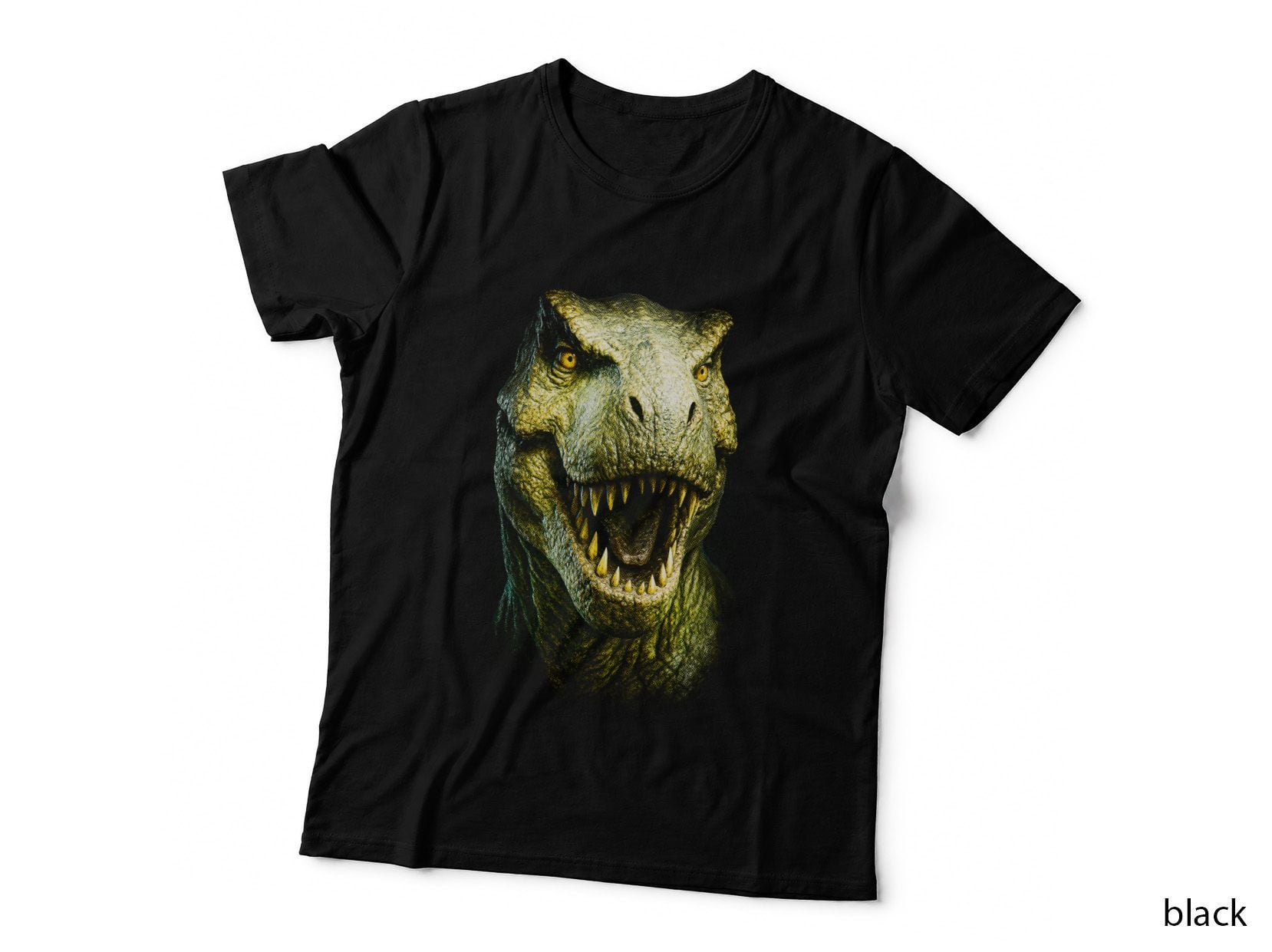 Majestic T-Rex Portrait T-Shirt, Dinosaur Print, Prehistoric Fan Gift