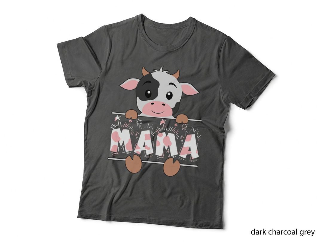 Mama of the Birthday Girl Cow Family Party Deco T-Shirt